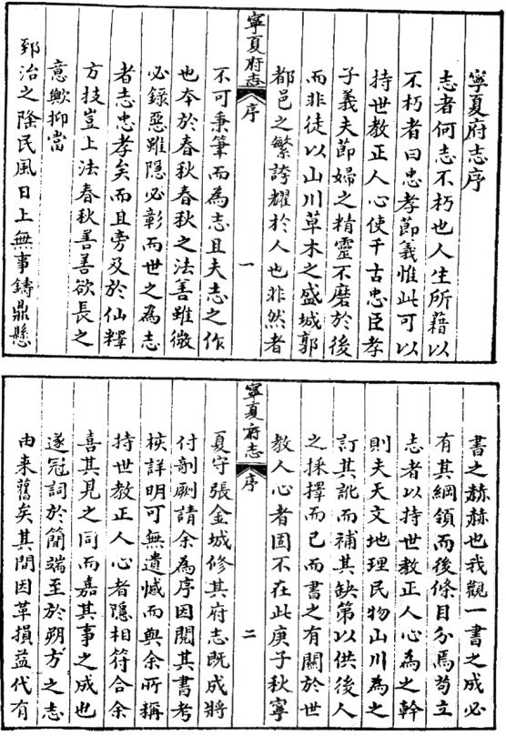 乾隆宁夏府志 22卷 乾隆45年刻本 PDF下载