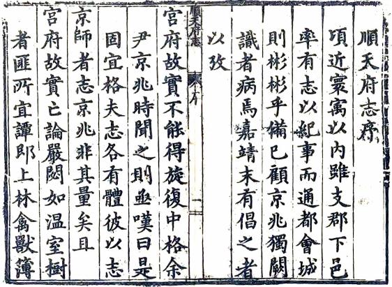 万历顺天府志 6卷 万历21年刻本 PDF下载