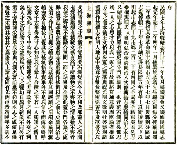 民国上海县志 20卷 吴馨 江家嵋修 姚文柟纂 民国25年铅印本 PDF下载