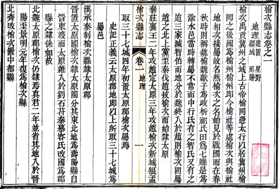 同治榆次县志 16卷 同治2年刻本 PDF下载