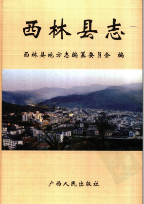 西林县志PDF电子版网盘下载