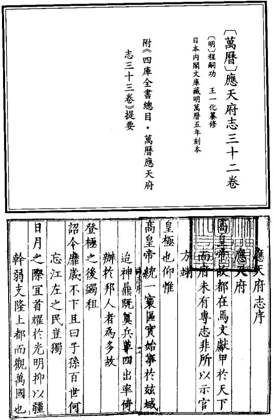 万历应天府志 32卷 万历5年刻本 PDF下载