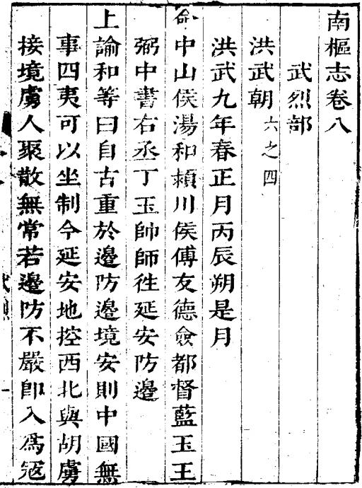 南枢志（范景文撰 明末刊本） PDF下载