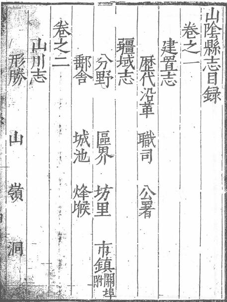 嘉靖山阴县志（全12卷） PDF下载