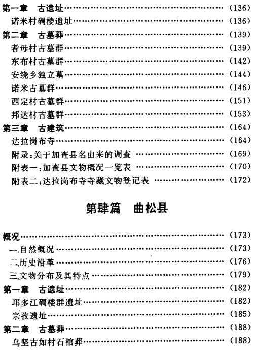 西藏文物局：错那 隆子 加查 曲松县文物志 1993版 PDF下载