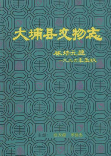 大埔县文物志（1996版） PDF下载
