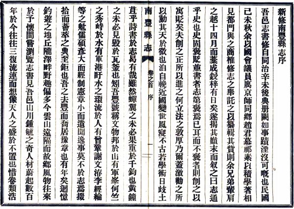 民国南丰县志 36卷 包发鸾修 赵惟仁纂 民国13年铅印本 PDF下载