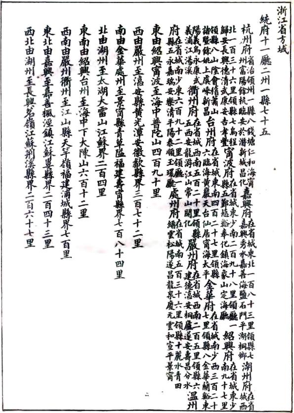 浙江全省舆图并水陆道里记 宗源瀚纂 光绪20年石印本 PDF下载