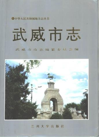 武威市志PDF电子版网盘下载