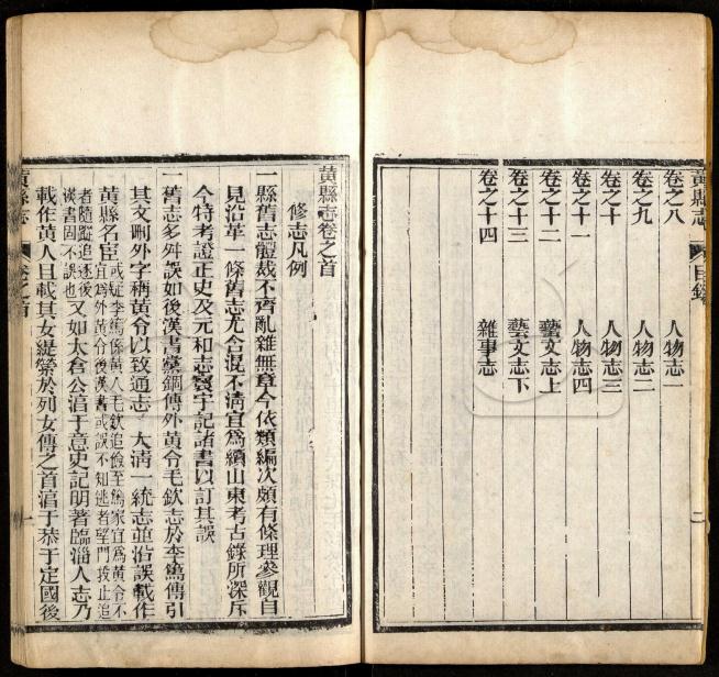同治黄县志 14卷 尹继美修 王棠等纂 同治10年刻本 PDF下载