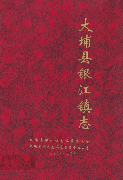 大埔县银江镇志PDF电子版网盘下载