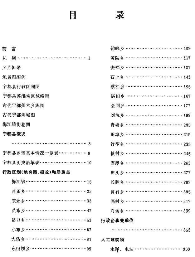 江西省宁都县地名志 1985版 PDF下载