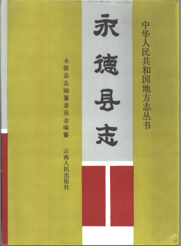 永德县志PDF电子版网盘下载