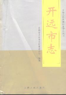 开远市志PDF电子版网盘下载