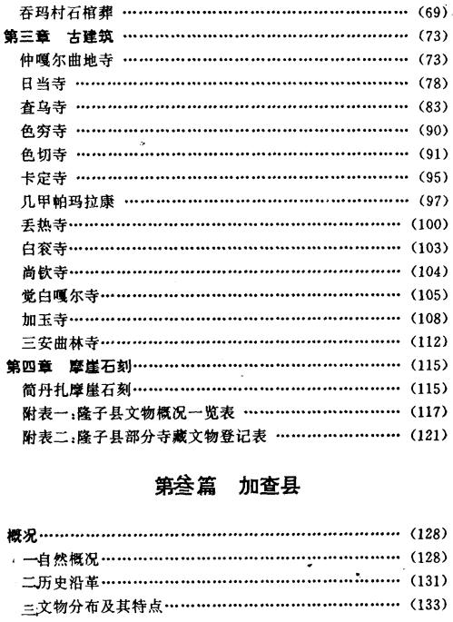 西藏文物局：错那 隆子 加查 曲松县文物志 1993版 PDF下载