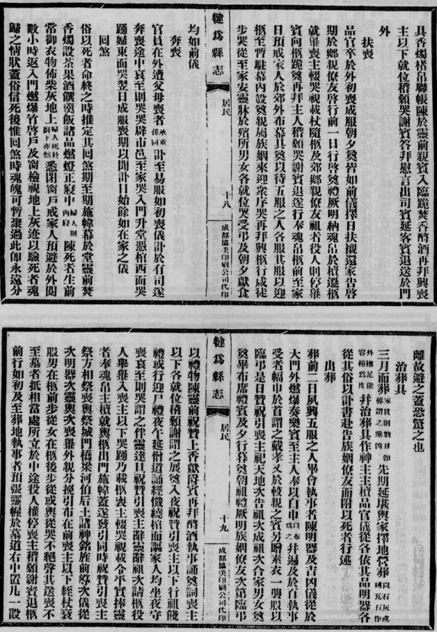 民国犍为县志 嘉庆峨眉县志 宣统峨眉县续志 PDF下载