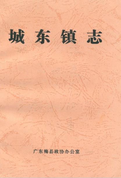 梅县城东镇志PDF电子版网盘下载