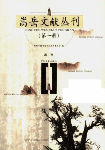 嵩岳文献丛刊 中州古籍出版社 2003版（全4册） PDF下载