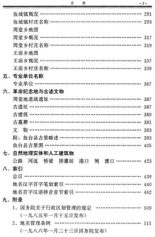 鱼台县地名志 1996版 PDF下载