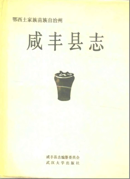 咸丰县志PDF电子版网盘下载