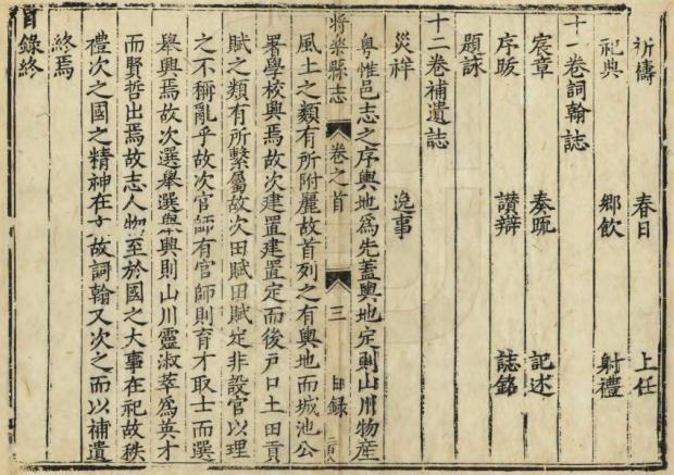 万历将乐县志 12卷 万历13年刻本 PDF下载