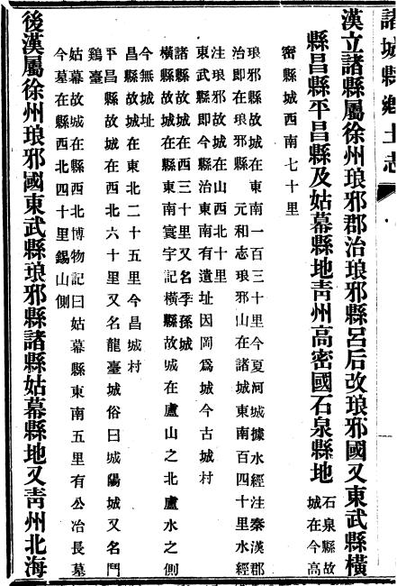 光绪诸城县乡土志 PDF下载