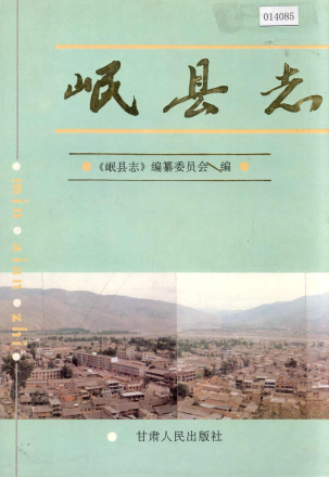 岷县志PDF电子版网盘下载