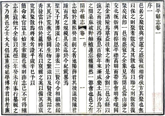 道光开平县志 10卷 王文骧修 李科纂 道光3年刻本 PDF下载