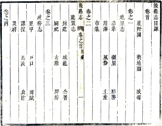 康熙陵县志 六卷 史扬廷纂修 康熙十二年刻本 PDF下载
