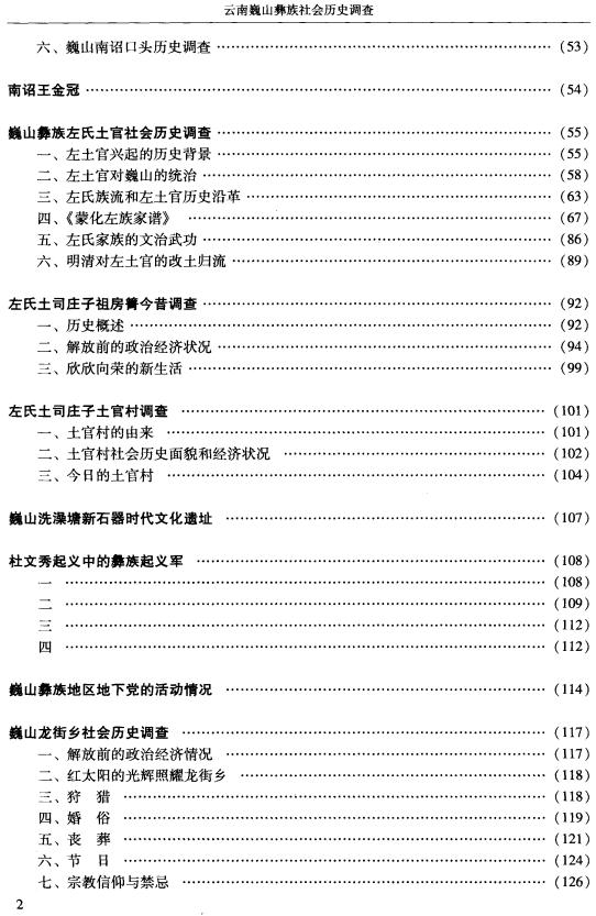 云南巍山彝族社会历史调查 2009版 PDF下载