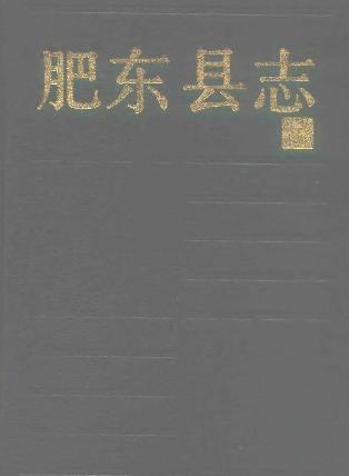 肥东县志PDF电子版网盘下载