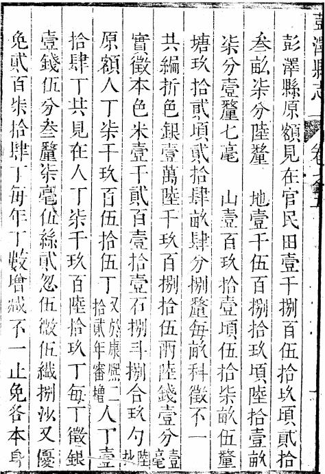 康熙彭泽县志(卷首至卷十二)PDF电子版网盘下载