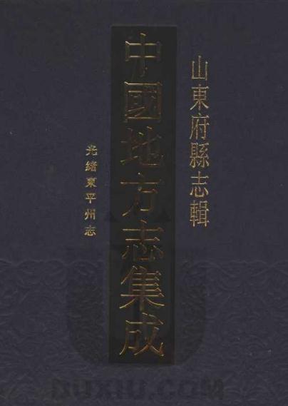 光绪东平州志 27卷 光绪5年刻本 PDF下载