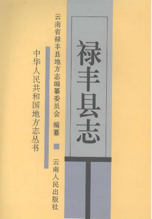 禄丰县志（全二册）PDF电子版网盘下载