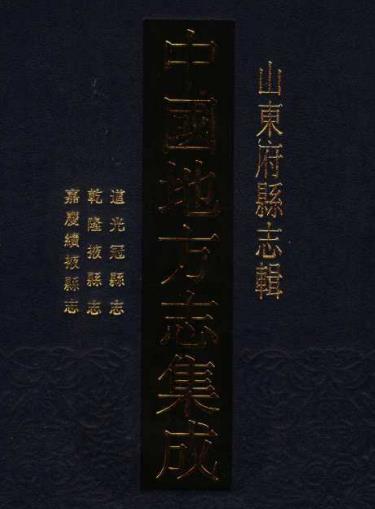 道光冠县志 乾隆掖县志 嘉庆续掖县志 PDF下载