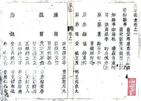 雍正大宁县志 8卷 杜瑾修 刘源洓纂 雍正8年刻本 PDF下载