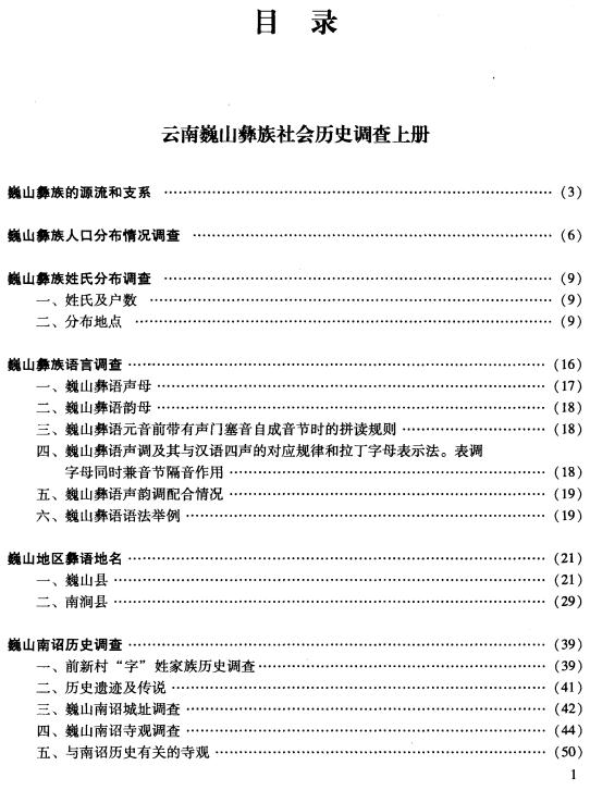 云南巍山彝族社会历史调查 2009版 PDF下载