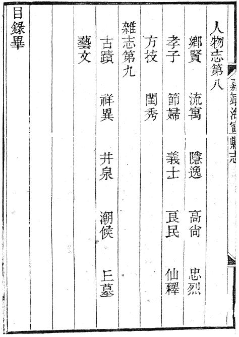嘉靖海宁县志 9卷 光绪24年刻本 PDF下载