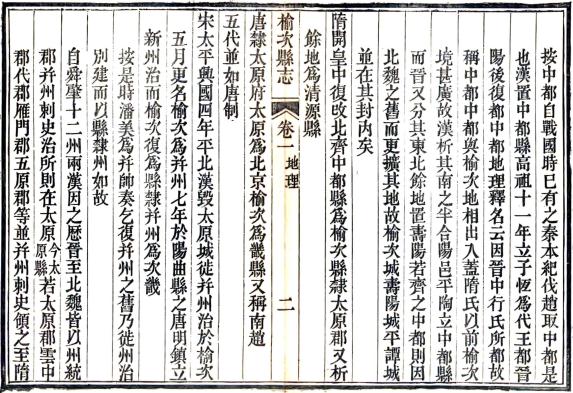 同治榆次县志 16卷 同治2年刻本 PDF下载