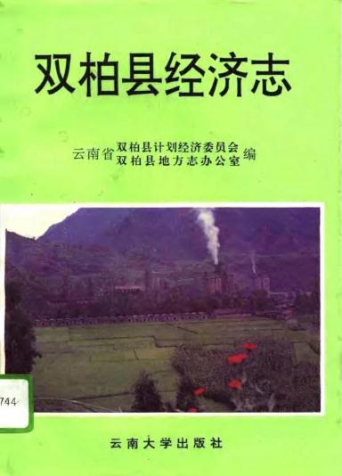 双柏县经济志（1995版） PDF下载