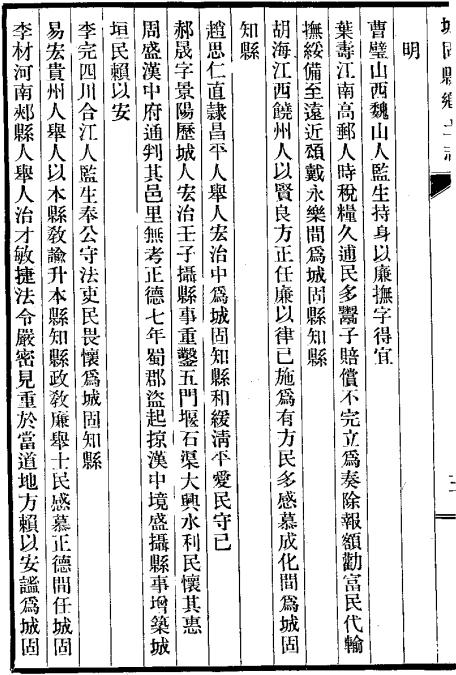 城固县乡土志（民国铅印本） PDF下载