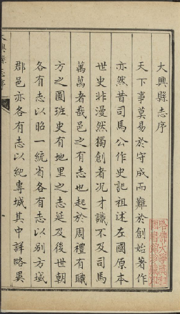康熙大兴县志 PDF下载