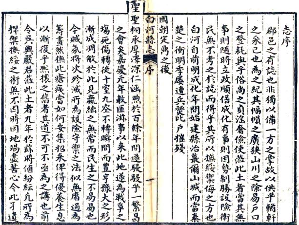 嘉庆白河县志 14卷 嘉庆6年刻本 PDF下载