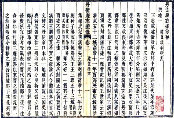 丹徒县志摭余 21卷 李恩绶原纂 李丙荣续纂 光绪修民国7年刻本 PDF下载