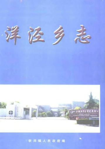 洋泾乡志PDF电子版网盘下载